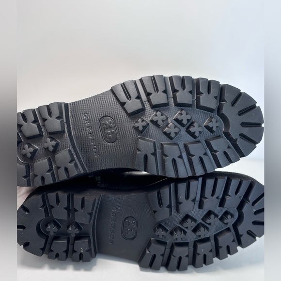 GRENSON Natasha Black Buckle Leather Boots US Size 8, UK 5.5, EU 38.5 - Picture 13 of 16